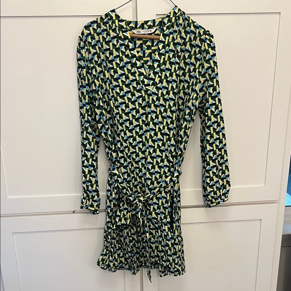 Zara Multicolor Geometric Dress